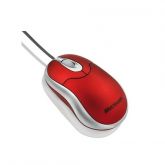 mouse mini optico vermelho usb mo120 multilaser